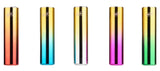 Prof Pocket ''Gold Gradient'' Metal Lighter - Gold/Red