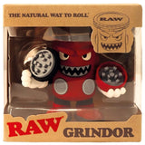 RAW ''Grindor'' Silicone Grinder & Stash Can Figure Red