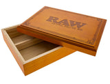 RAW x RYOT Natural Rolling Storage Box in Wood