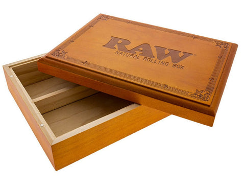 RAW x RYOT Natural Rolling Storage Box in Wood