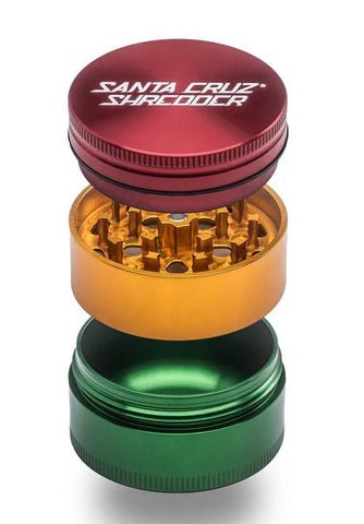 Santa Cruz Shredder ''Rasta'' 3-Part 54mm Grinder