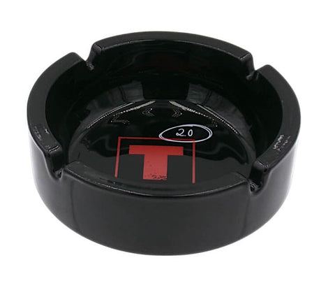 Tyson 2.0 ''Amsterdam'' Glass Ashtray Black