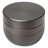 V-Syndicate ''Gridlock'' Large Toothless Herb Grinder 72mm - Gunmetal