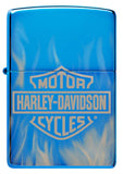 Zippo "Harley Davidson'' Lighter (Polish Blue Special Edition)