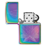 Zippo ''Oil Leaf'' Premium Metal Lighter