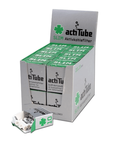 Activated 'Actitube' Carbon Filter Slim - Pack of 10