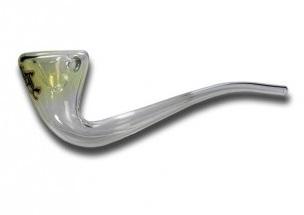 Gandalf Glass Pipe (M) - Clear Yellow
