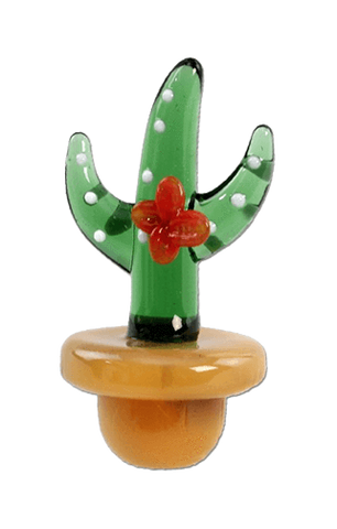 Glass Carb Cap 'Cactus'