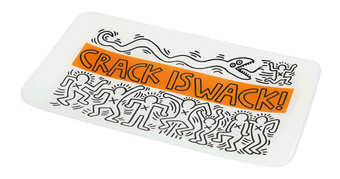 Keith Haring Rolling Tray - Crack is Wack