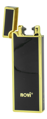 Novi Rechargeable Plasma Lighter - Black & Gold